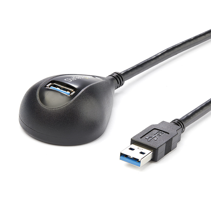 You Recently Viewed StarTech USB3SEXT5DKB 5 ft Black Desktop SuperSpeed USB 3.0 Extension Cable - A to A M/F Image